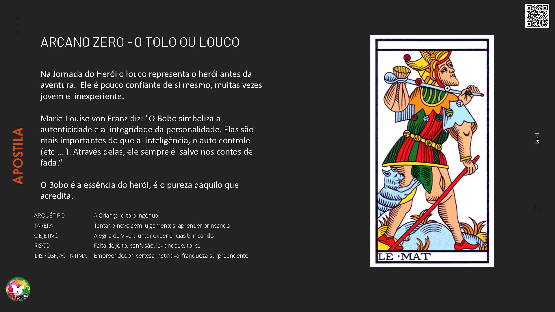 Curso de Formação Tarot Terapêutico Online