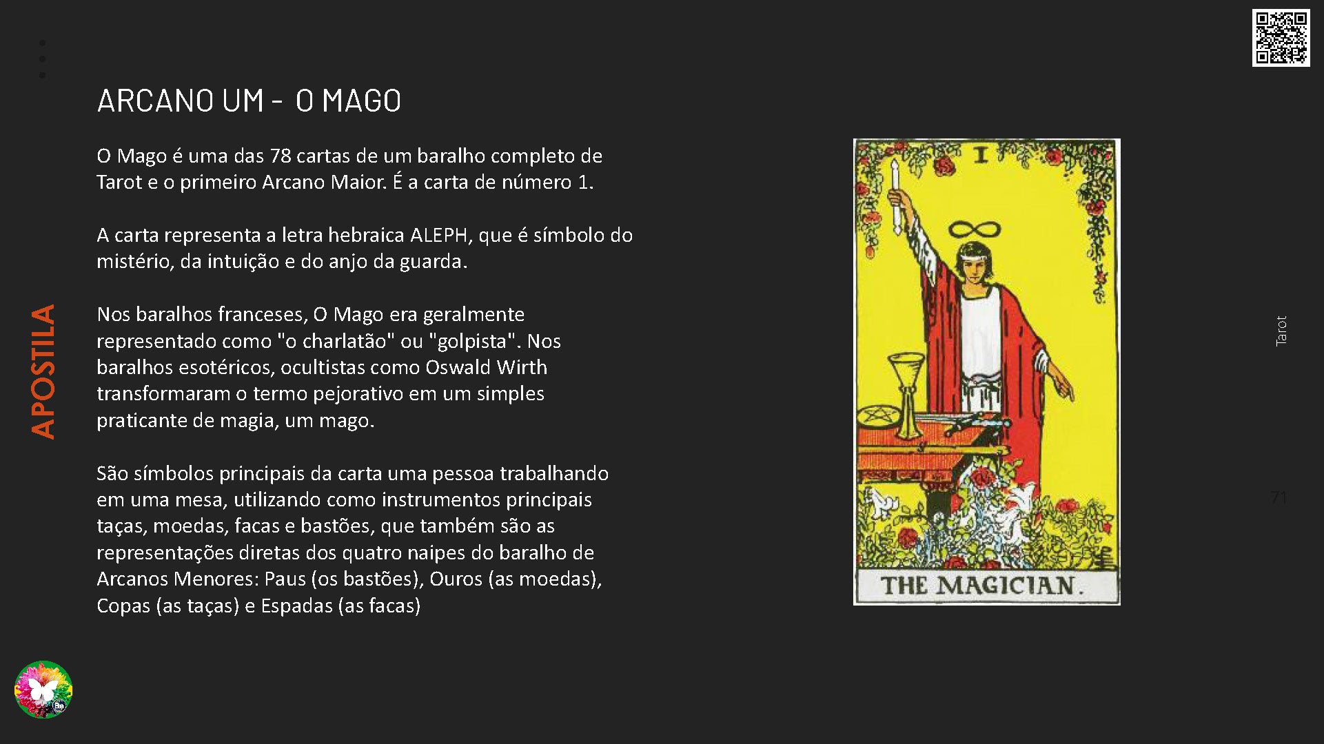 Curso de Formação Tarot Terapêutico Online