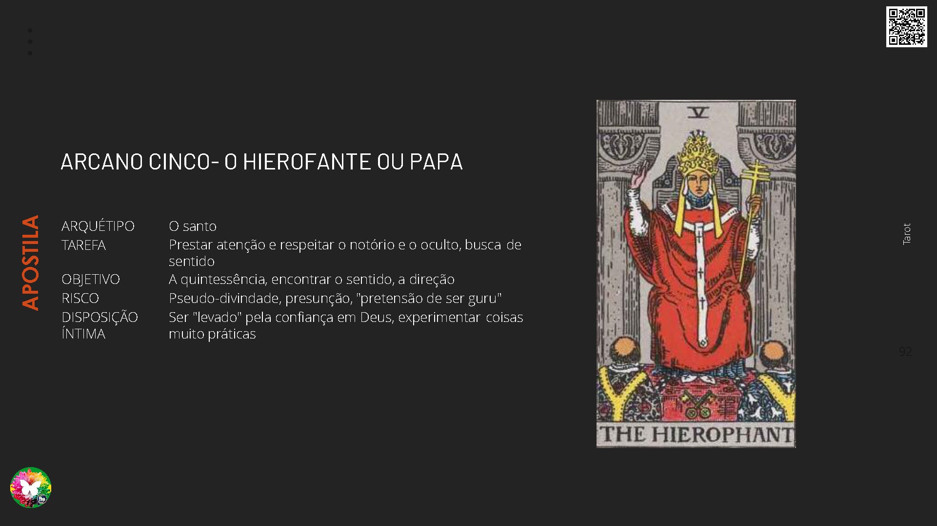 Curso de Formação Tarot Terapêutico Online