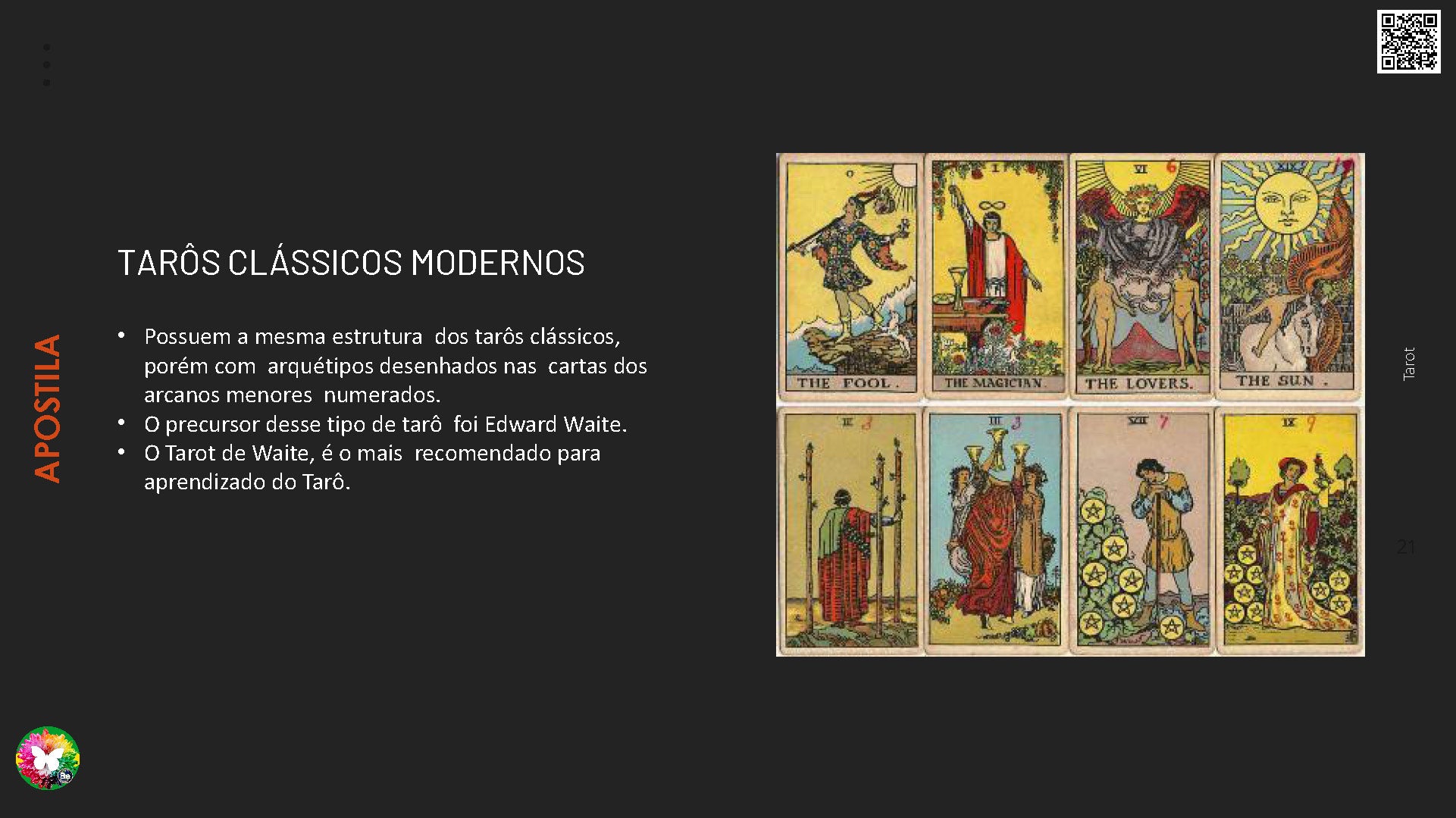 Curso de Formação Tarot Terapêutico Online