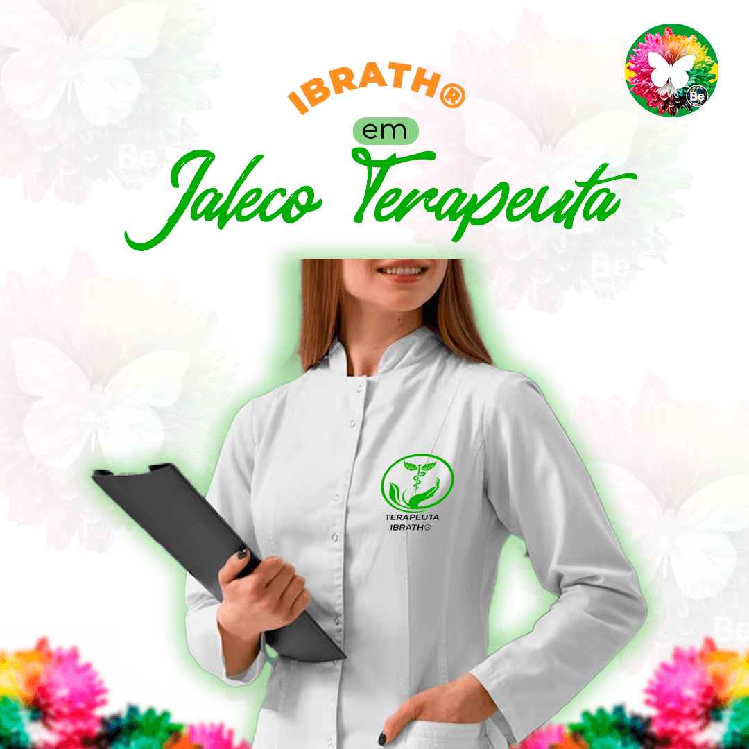 Jaleco Terapeuta Holístico IBRATH - IBRATH Instituto Brasileiro de Terapias Holísticas jaleco, Produto Físico