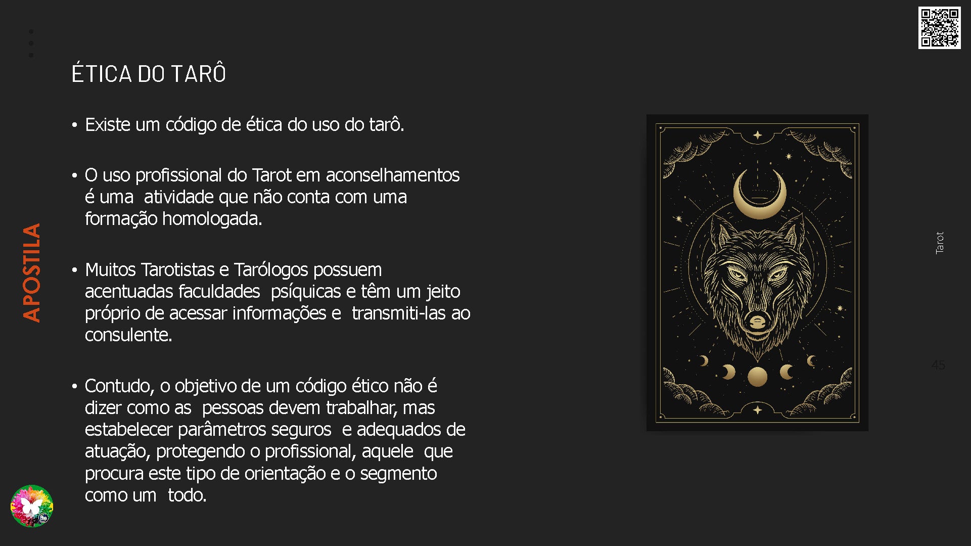 Curso de Formação Tarot Terapêutico Online