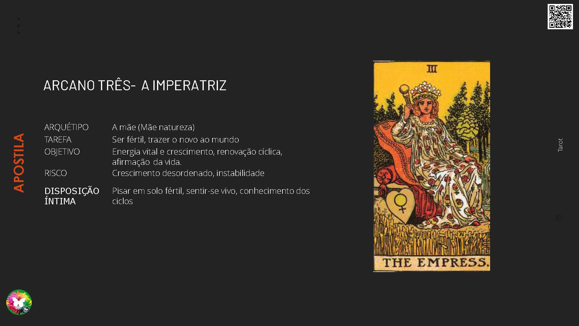 Curso de Formação Tarot Terapêutico Online