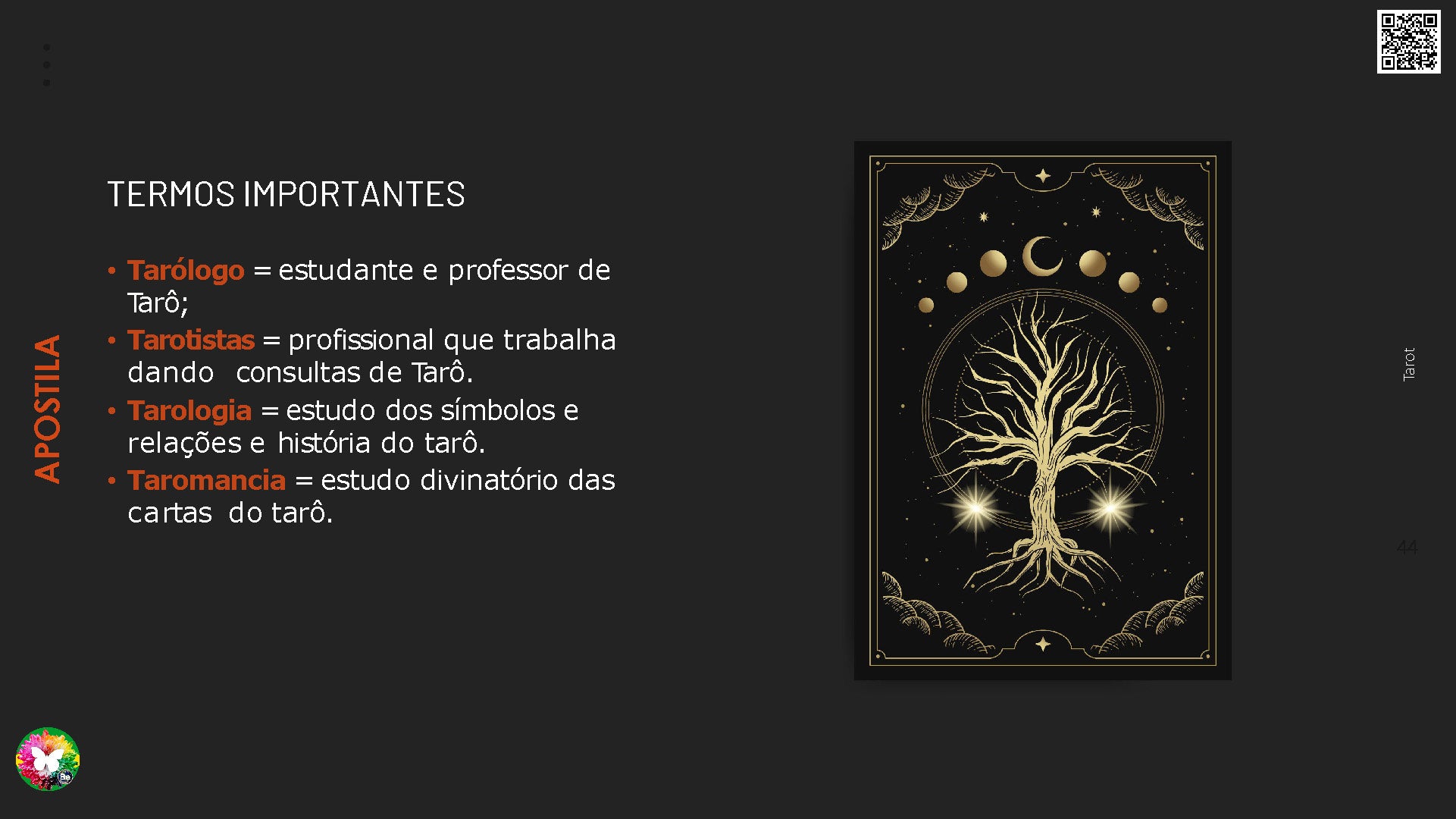 Curso de Formação Tarot Terapêutico Online